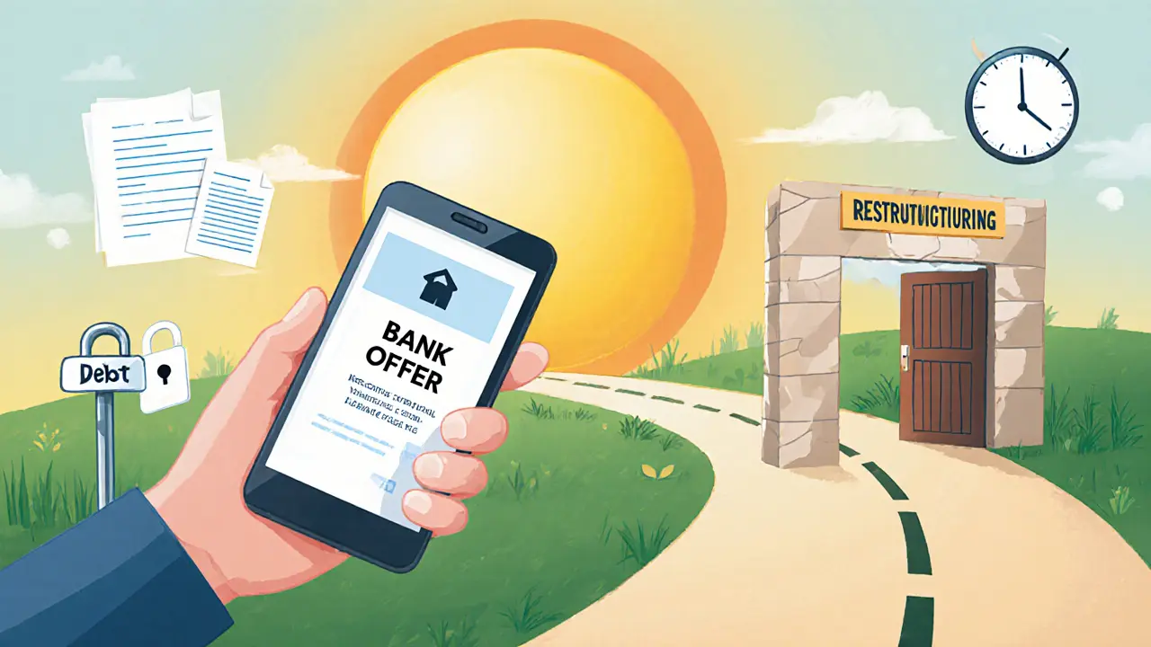 Человек на перекрестке: один путь — долг, другой — реструктуризация