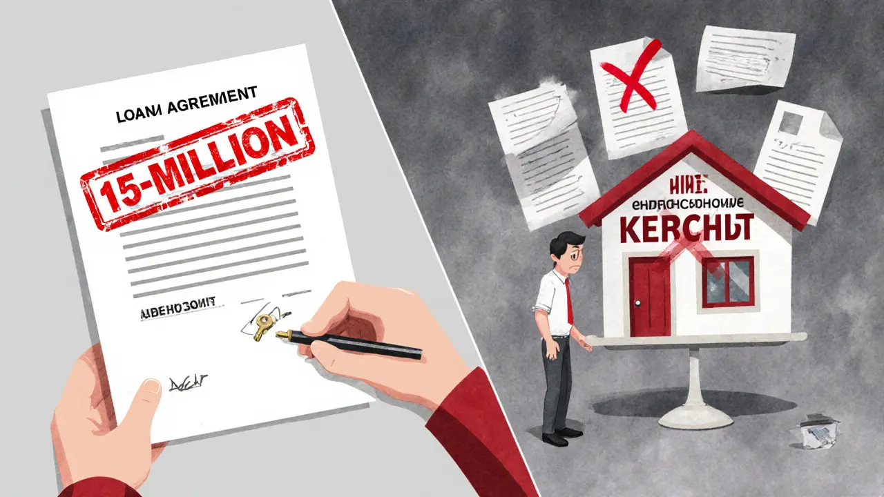 Сравнение единственного жилья и превышения лимита кредита в 15 млн рублей.