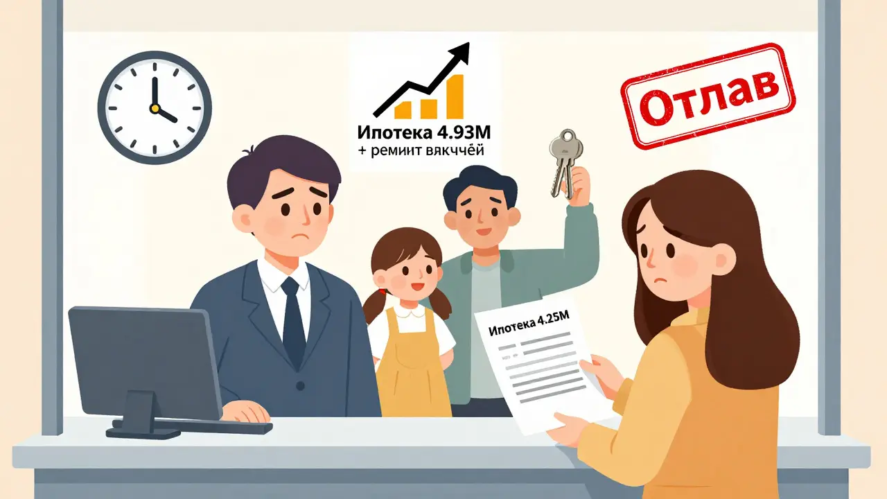 Банк одобряет ипотеку с отделкой, а без неё — отказ и задержки с ремонтом.