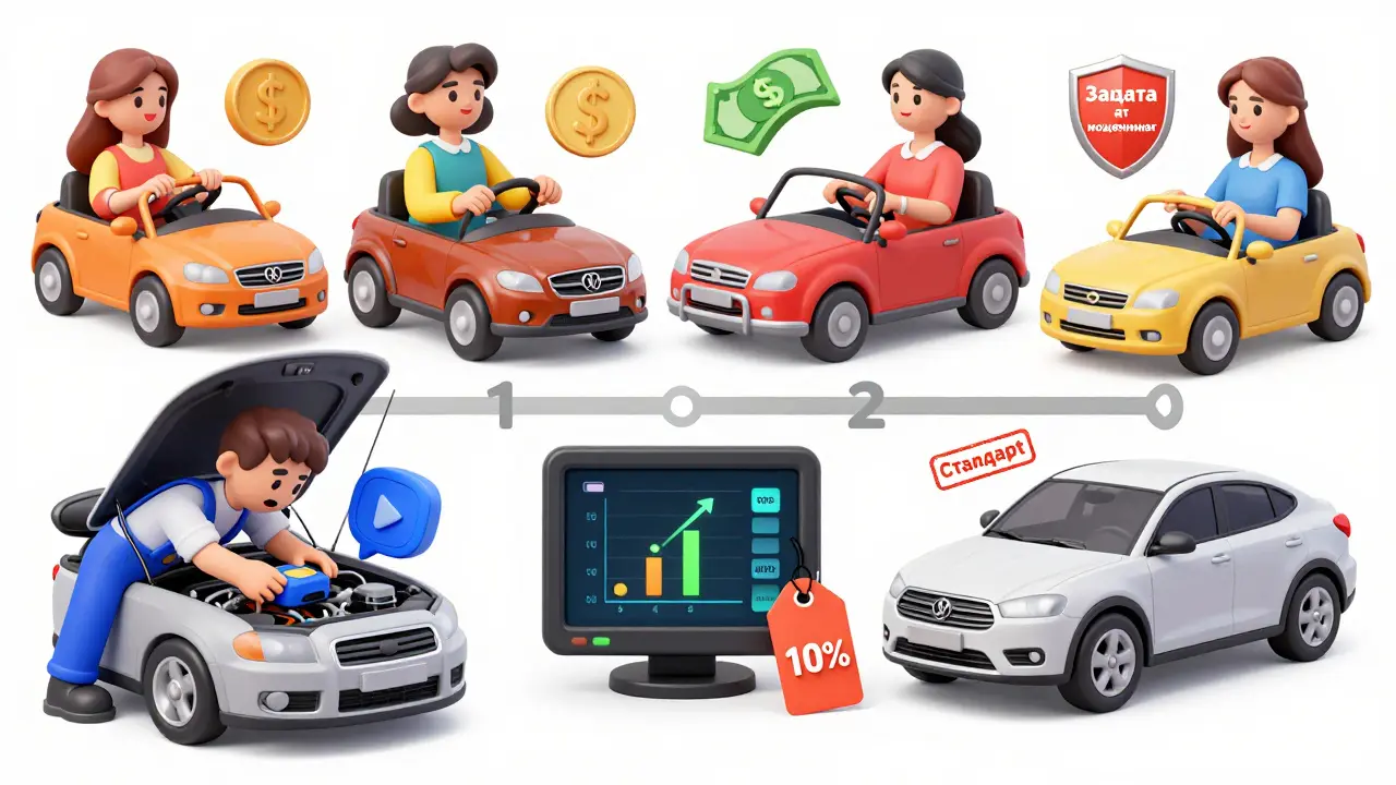 Эволюция телематического КАСКО: установка устройства → скидка → встроенная система, женщины-водители и защита от мошенников.