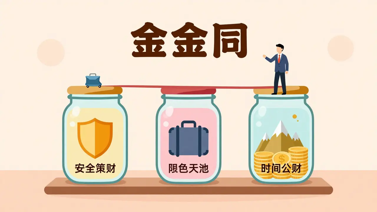 Стратегия распределения сбережений по трем разным финансовым целям