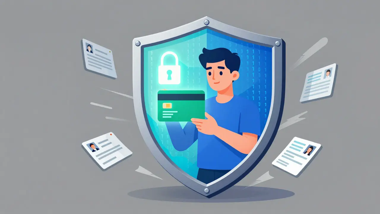 Щит безопасности защищает банковскую карту от утечки личных данных